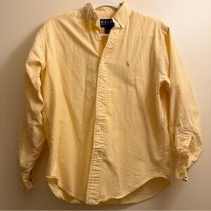 💛💛RALPH LAUREN YELLOW BUTTON UP💛